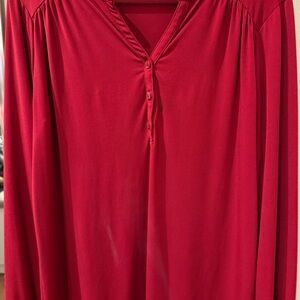 Banana Republic Vibrant Red Top